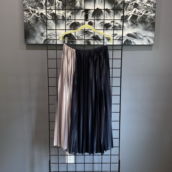 Sunday in Brooklyn color block midi skirt - Picture 8 of 10